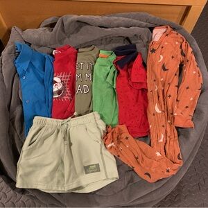 Boys Clothing Lot Shirts Tops Pajamas Shorts Size 24 2T 3T 4T